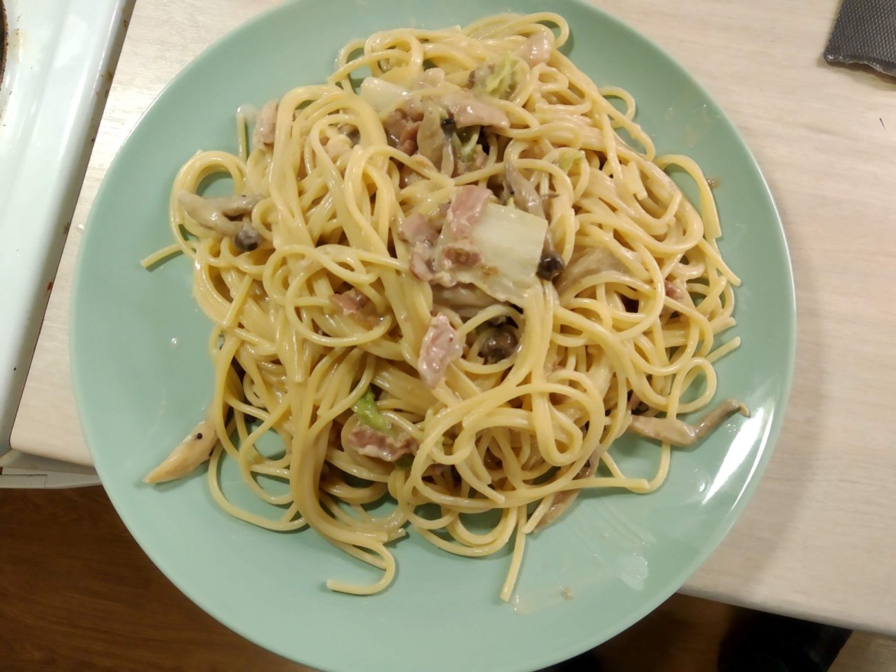 Spaghetti with shimeji