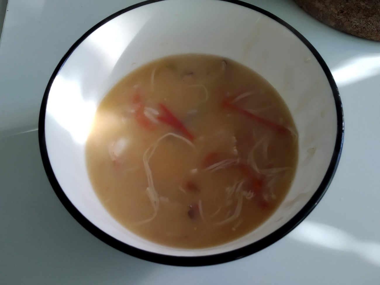 Cheese mushroom soup